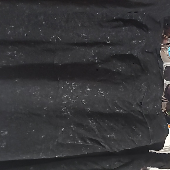 NWOT black and gray tye dye that says nope not today in white - Picture 3 of 5